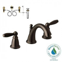 Brantford 8 in. Widespread 2-Handle High-Arc Bathroom Faucet Trim Kit in Oil Rubbed Bronze - Valve Included