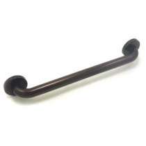 Premium 36 in. x 1.25 in. Polyester Painted Stainless Steel Grab Bar in Oil Rubbed Bronze (39 in. Overall Length)