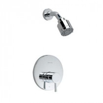 Serin 1-Handle Shower Faucet Trim Kit in Chrome (Valve Sold Separately)