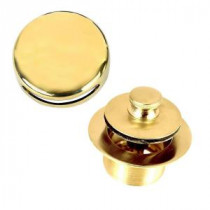1.865 in. Overall Diameter x 11.5 Threads x 1.25 in. Push Pull Trim Kit, Polished Brass