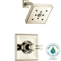 Dryden 1-Handle H2Okinetic 1-Spray Shower Faucet Trim Kit Only in Polished Nickel (Valve Not Included)