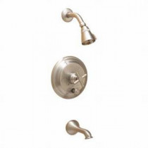 Hanna Single-Handle 1-Spray Tub and Shower Faucet in Brushed Nickel (Valve Not Included)