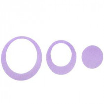 Adhesive Oval Treads in Purple (21-Count)