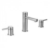 Align 8 in. Widespread 2-Handle Bathroom Faucet Trim Kit in Chrome (Valve Not Included)