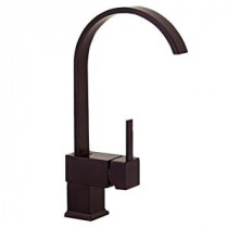 Single Hole Single-Handle Vessel Bathroom Faucet with Swivel Spout in Oil Rubbed Bronze