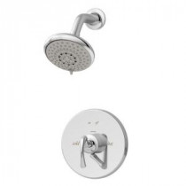 Ballina 2-Handle 3-Spray Shower Faucet in Chrome