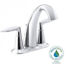 Alteo 4 in. Centerset 2-Handle Bathroom Faucet in Polished Chrome
