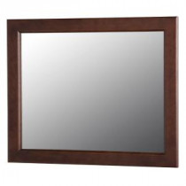 Dowsby 25.6 in. L x 31.4 in. W Wall Mirror in Cognac