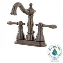 Lyndhurst 4 in. Centerset 2-Handle Bathroom Faucet in Oil Rubbed Bronze