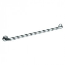 Traditional 42 in. Concealed Screw Grab Bar in Polished Stainless