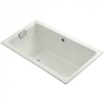 Tea-for-Two 5.5 ft. Air Bath Tub in Dune