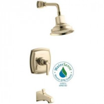 Margaux 1-Handle Tub and Shower Faucet Trim Kit in Vibrant French Gold (Valve Not Included)