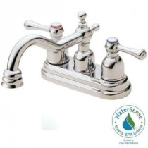 Opulence 4 in. 2-Handle Bathroom Faucet in Polished Nickel (OBSOLETE)