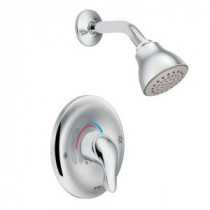 Chateau Posi-Temp Valve and 1-Handle Shower Faucet in Chrome
