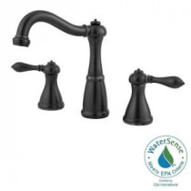 Marielle 8 in. Widespread 2-Handle High-Arc Bathroom Faucet in Tuscan Bronze