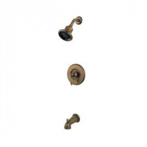 Catalina Single-Handle 3-Spray Tub and Shower Faucet in Velvet Aged Bronze