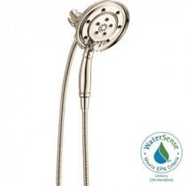 In2ition Two-In-One 4-Spray 2.5 GPM Hand Shower in Polished Nickel Featuring H2Okinetic and MagnaTite Docking