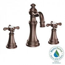 Weymouth 8 in. Widespread 2-Handle High-Arc Bathroom Faucet Trim Kit in Oil Rubbed Bronze (Valve Sold Separately)
