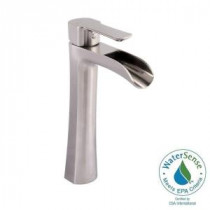 Niko Single Hole Single-Handle Vessel Bathroom Faucet in Brushed Nickel