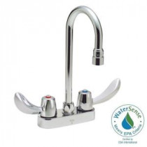 Commercial 4 in. Centerset 2-Handle High-Arc Bathroom Faucet in Chrome