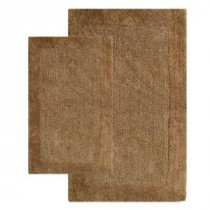 21 in. x 34 in. and 24 in. x 40 in. 2-Piece Bella Napoli Rug Set in Linen