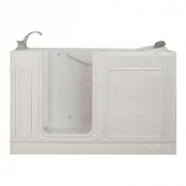 Acrylic Standard Series 60 in. x 32 in. Walk-In Whirlpool Tub with Quick Drain in White