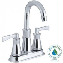 Archer 4 in. Centerset 2-Handle Low-Arc Bathroom Faucet in Polished Chrome