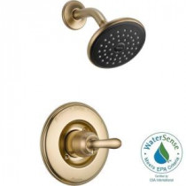 Linden 1-Handle 1-Spray Shower Only Faucet Trim Kit in Champagne Bronze (Valve Not Included)