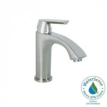 Penela Single Hole 1-Handle Bathroom Faucet in PVD Brushed Nickel