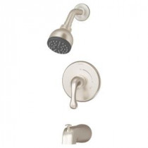 Unity Single-Handle 1-Spray Tub and Shower Faucet in Satin Nickel (Valve Not Included)