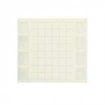Ensemble Tile 43-1/2 in. x 60 in. x 54-1/4 in. 1-piece Direct-to-Stud Tub Back Wall in Biscuit