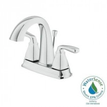 3200 Series 4 in. Centerset 2-Handle High-Arc Bathroom Faucet in Chrome