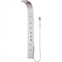 61 in. 4-Jet Shower Panel System with Directional Jets in Stainless Steel