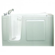 Value Series 51 in. x 31 in. Walk-In Whirlpool and Air Bath Tub in White