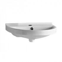 China Series Wall-Mounted Bathroom Sink in White