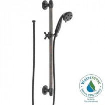 3-Spray 2.0 GPM Hand Shower with Slide Bar in Venetian Bronze Featuring H2Okinetic
