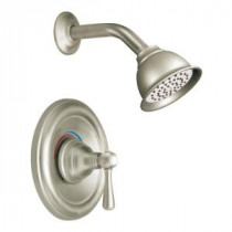 Kingsley Single-Handle 1-Spray Shower Faucet Trim Kit Only in Brushed Nickel (Valve Sold Separately)