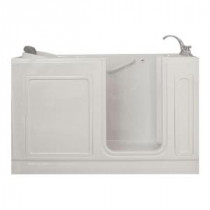 Acrylic Standard Series 60 in. x 32 in. Walk-In Air Bath Tub with Quick Drain in White