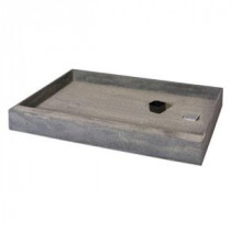 One-Step 36 in. x 60 in. Shower Base with Left Offset Drain