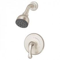 Unity 1-Handle Shower Faucet Trim Kit in Satin Nickel (Valve Not Included)
