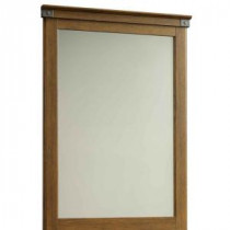 Carson Forge Collection 42 in. x 30 in. Washington Cherry Framed Mirror