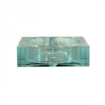 Cantrio Crystal Layered Glass Vessel Sink in Clear