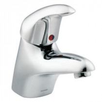M-Dura Single Hole Single-Handle Mid-Arc Bathroom Faucet in Chrome