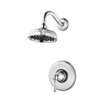 Marielle Single-Handle Shower Faucet Trim Kit in Polished Chrome (Valve Not Included)