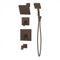 Oxford Pressure Balance Single-Handle 1-Spray Tub and Shower Faucet in Oil Rubbed Bronze