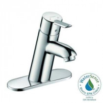 Focus Single Hole 1-Handle Mid-Arc Bathroom Faucet in Chrome