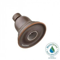 FloWise 1-Spray 3.25 in. Water-Saving Showerhead in Oil Rubbed Bronze