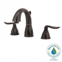Sedona 8 in. Widespread 2-Handle High-Arc Bathroom Faucet in Tuscan Bronze