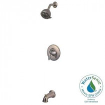 Pasadena Single-Handle 3-Spray Tub and Shower Faucet in Brushed Nickel