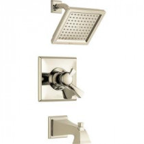 Dryden 1-Handle Tub and Shower Faucet Trim Kit in Polished Nickel (Valve Not Included)